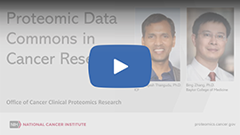 NCI CBIIT Webinar: Proteomic Data Commons in Cancer Research